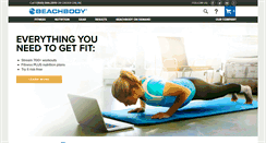 Desktop Screenshot of beachbody.com